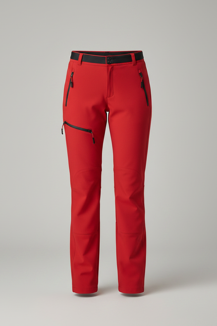 Pantalon Randonnée Rouge - Polyester - vue 3