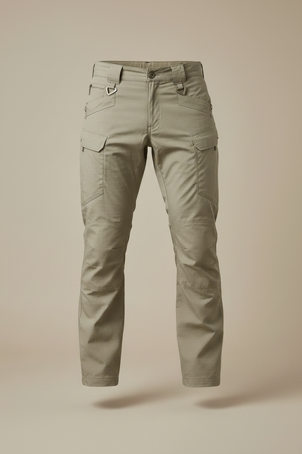 Pantalon Randonnée 3304 - Kaki Polyester - vue 3