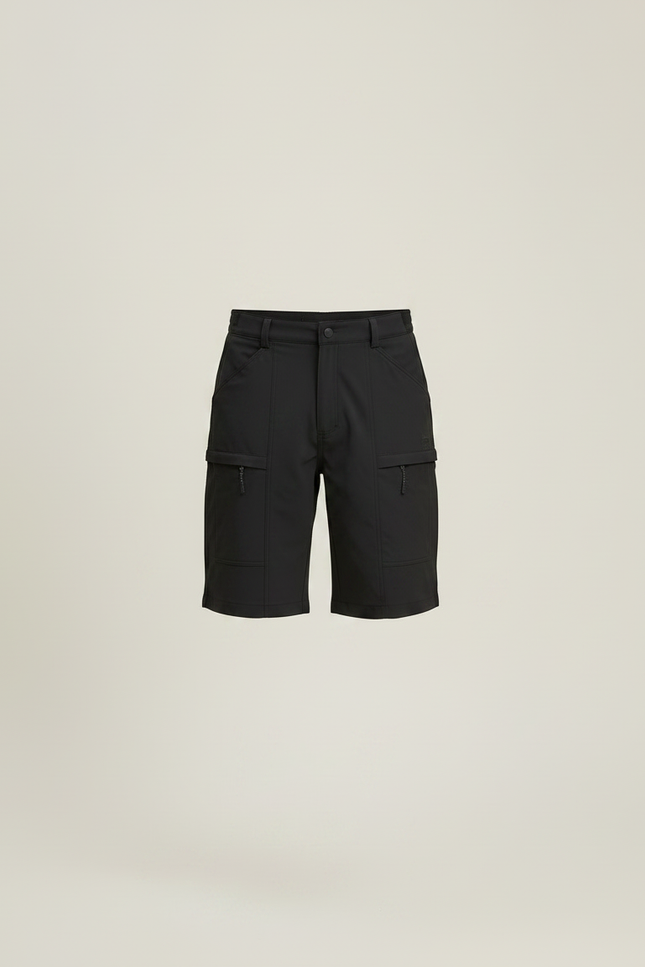 Pantalon Randonnée Noir Cargo Léger Enfant - Polyester - vue 3