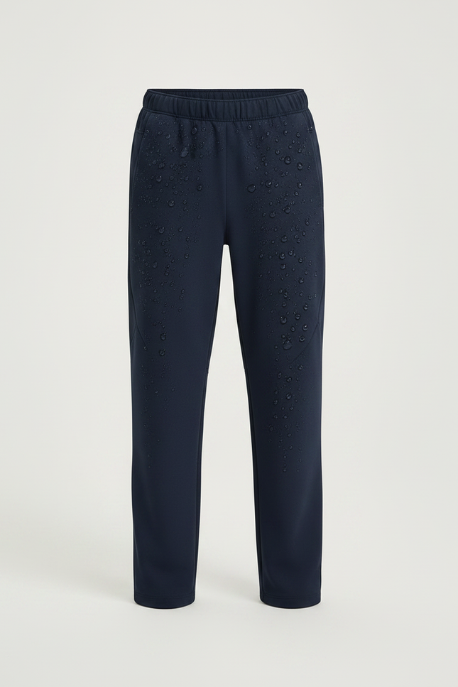 Pantalon Randonnée Enfant Imperméable Bleu Marine Polaire - Molleton - vue 3