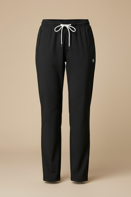Pantalon Randonnée Noir Léger Confortable Sportif Femme - Polyester - vue 3