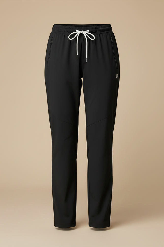 Pantalon Randonnée Noir Léger Confortable Sportif Femme - Polyester - vue 3