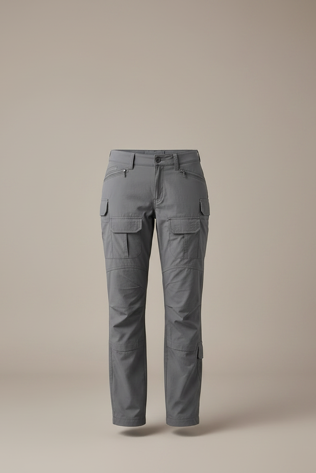 Pantalon Randonnée 9f43 - Gris Polyester - vue 3