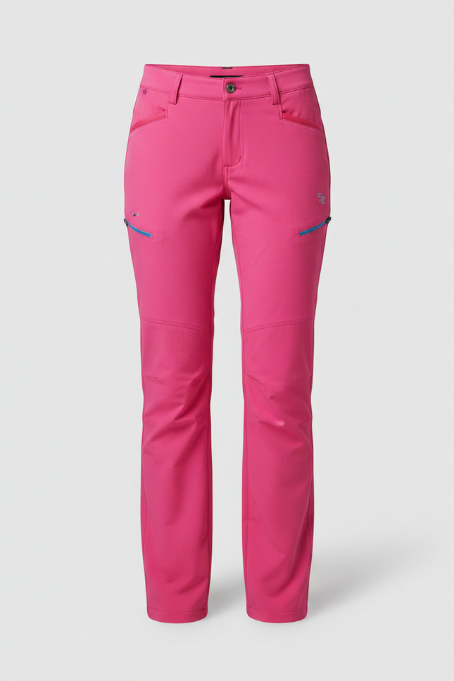 Pantalon Randonnée Rose Fuchsia Respirant Femme - Polyester - vue 3