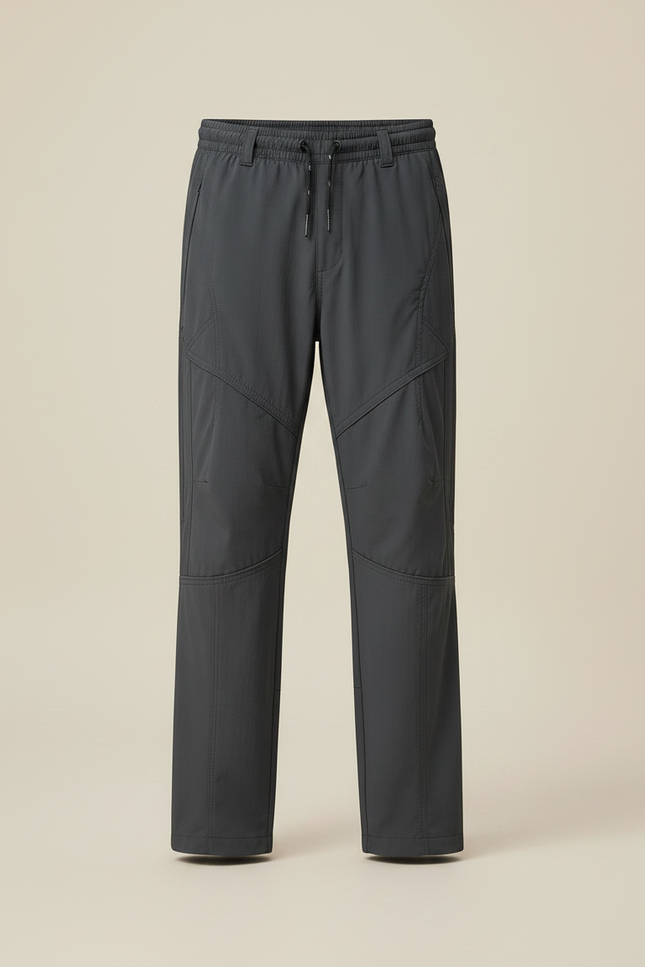 Pantalon Randonnée Gris Anthracite Léger Confortable Sport - Polyester - vue 3