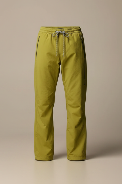Pantalon Randonnée Vert Olive Ample Léger Sport Homme - Polyester - vue 3