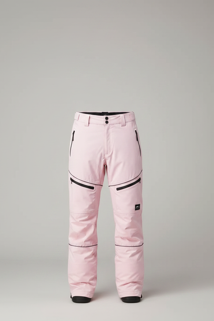 Pantalon Randonnée Rose Bretelles Imperméable Hiver Homme - Polyester - vue 3