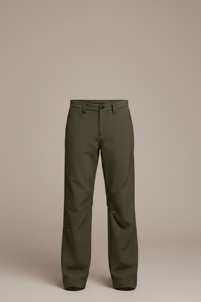 Pantalon Randonnée Kaki Ample Décontracté Unisexe - Polyester - vue 3