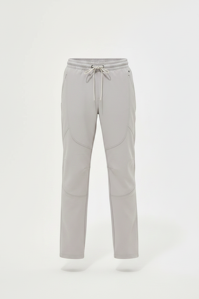 Pantalon Randonnée Gris Cordon Ample Enfant Sport - Polyester - vue 3