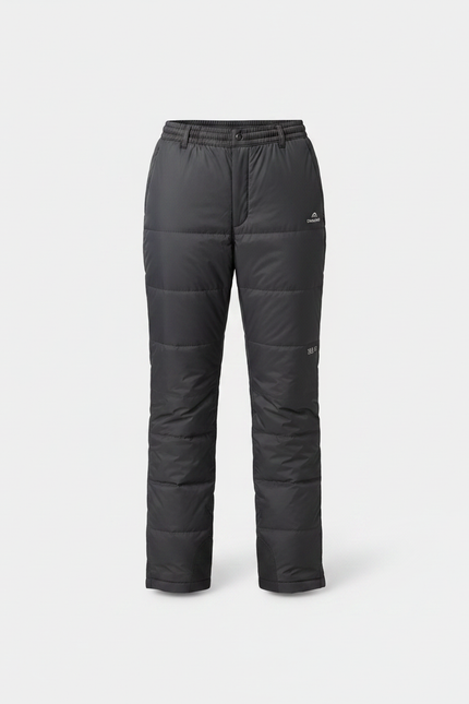 Pantalon Randonnée Noir Matelassé Chaud Hiver Femme - Gris Polyester - vue 3