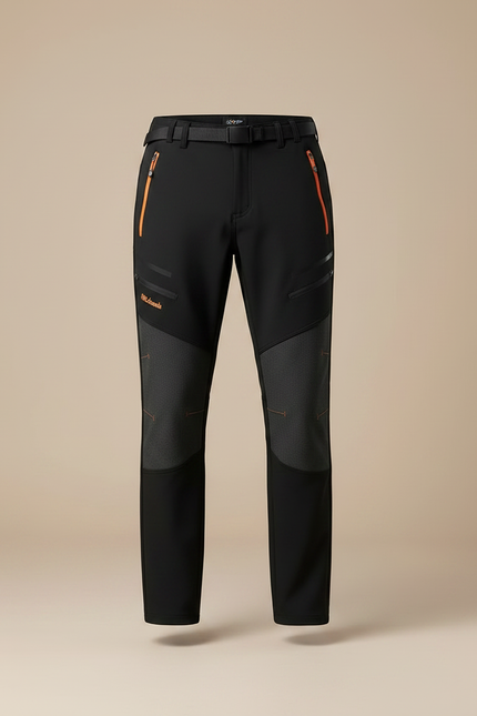 Pantalon Randonnée Noir Homme Softshell Imperméale Polaire - Polyester - vue 3
