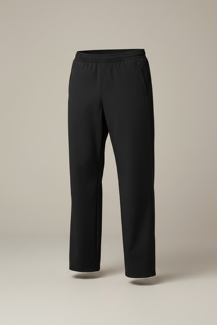 Pantalon Randonnée Noir Ample Imperméable Cargo Homme - Polyester - vue 3