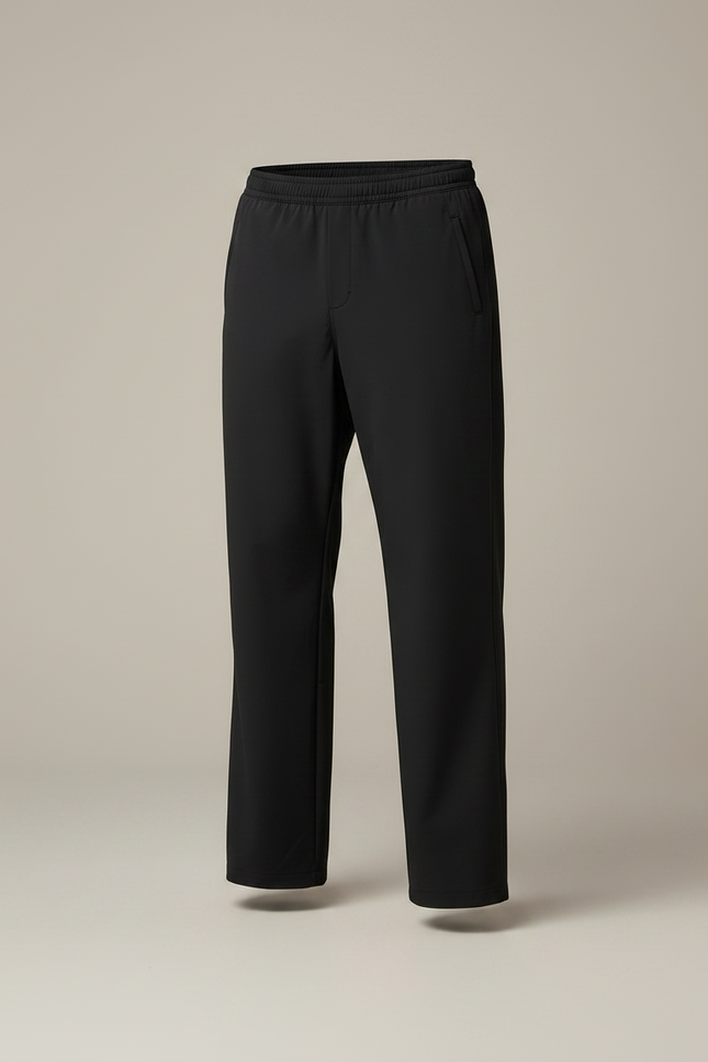 Pantalon Randonnée Noir Ample Imperméable Cargo Homme - Polyester - vue 3