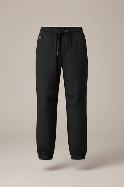 Pantalon Randonnée Noir Enfant Léger Confortable Sport - Polyester - vue 3