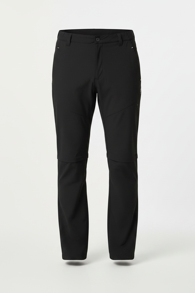 Pantalon Randonnée 2 En 1 Homme - Noir Polyester - vue 3