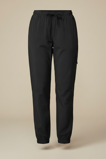 Pantalon Randonnée Noir Léger Cargo Femme - Polyester - vue 3