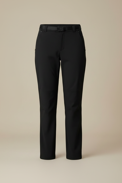 Pantalon Randonnée Noir Léger Respirant Décontracté Femme - Polyester - vue 3