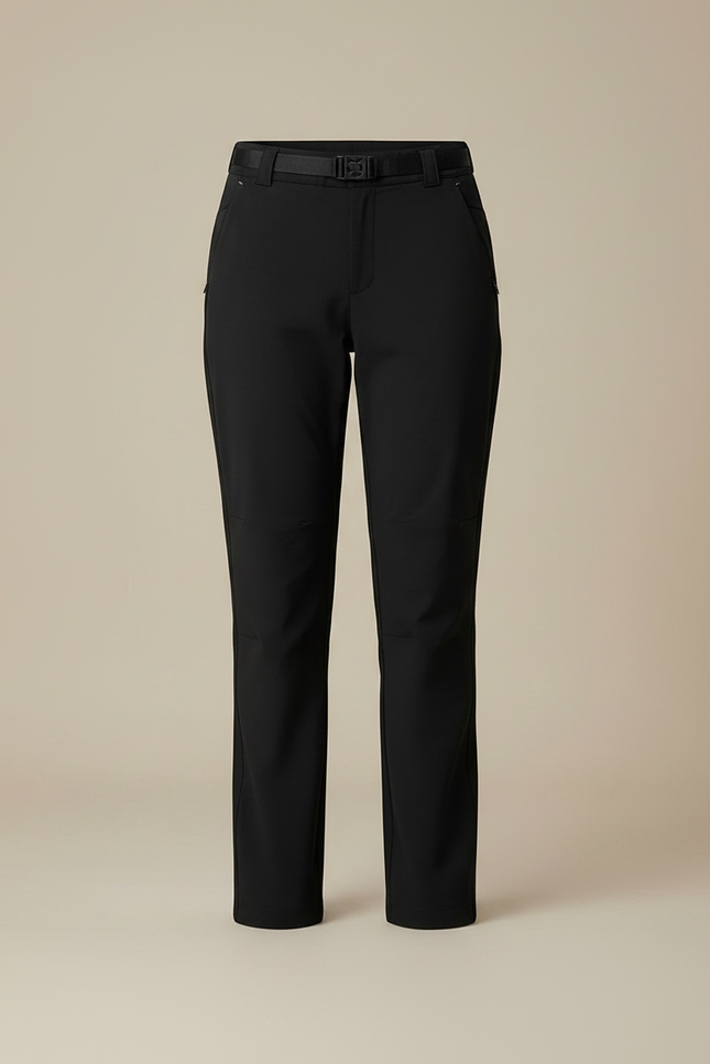 Pantalon Randonnée Noir Léger Respirant Décontracté Femme - Polyester - vue 3
