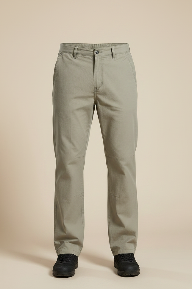Pantalon Randonnée Kaki Coton Décontracté Homme Ample - vue 3