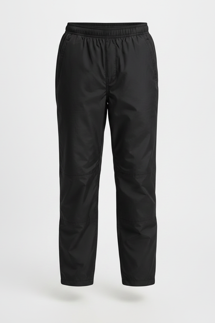 Pantalon Randonnée Noir Imperméable Léger Durable Enfant - Polyester - vue 3