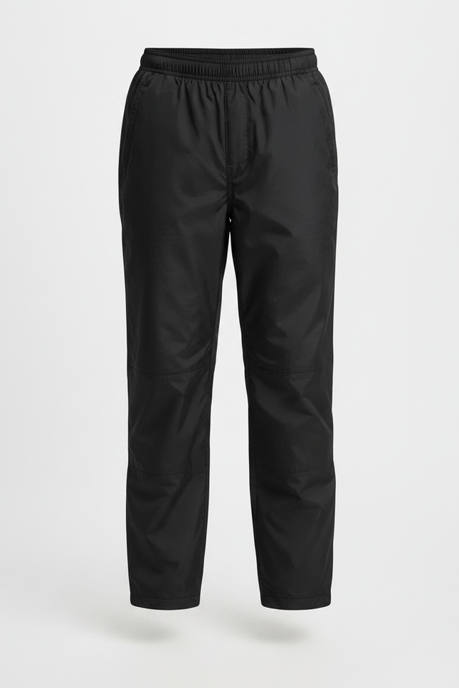 Pantalon Randonnée Noir Imperméable Léger Durable Enfant - Polyester - vue 3