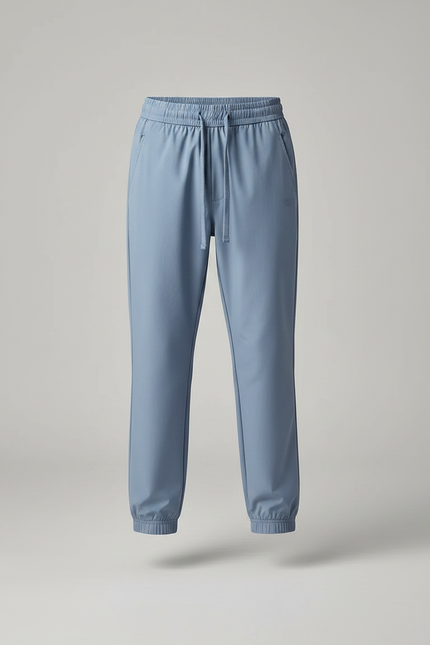Pantalon Randonnée Bleu Enfant Léger Sport Cordon - Polyester - vue 3