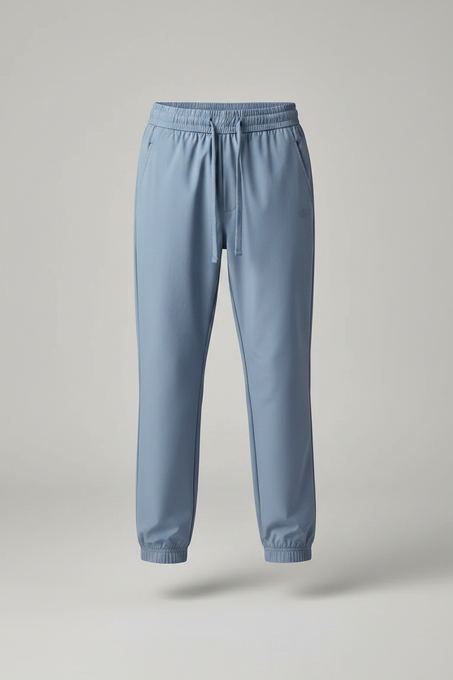 Pantalon Randonnée Bleu Enfant Léger Sport Cordon - Polyester - vue 3