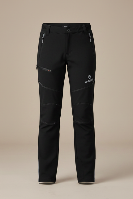 Pantalon Randonnée Noir Enfant Léger Confortable - Polyester - vue 3