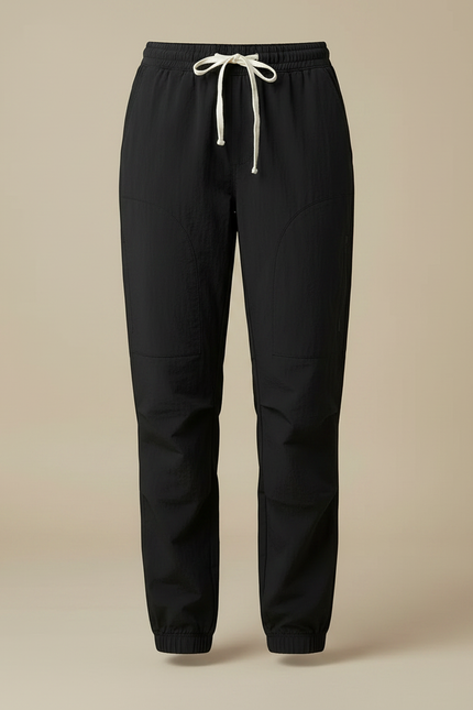 Pantalon Randonnée Noir Cargo Élastiqué Léger Femme - Polyester - vue 3