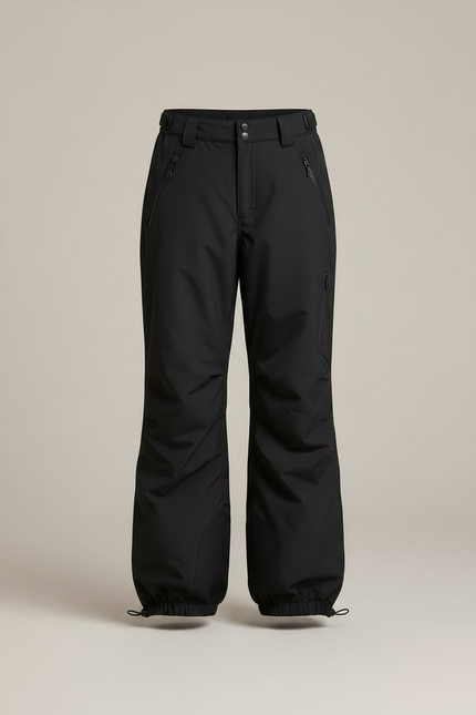 Pantalon Randonnée Noir Ample Imperméable Enfant - Polyester - vue 3