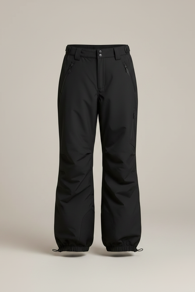 Pantalon Randonnée Noir Ample Imperméable Enfant - Polyester - vue 3