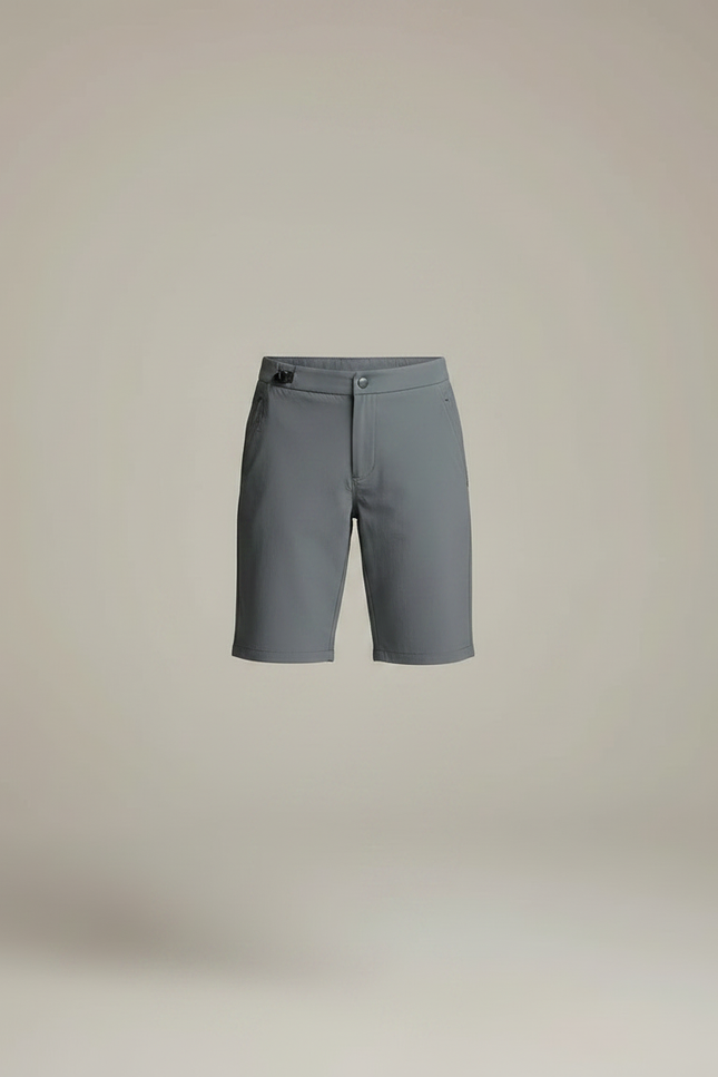 Pantalon Randonnée Gris Court Léger Enfant - Polyester - vue 3