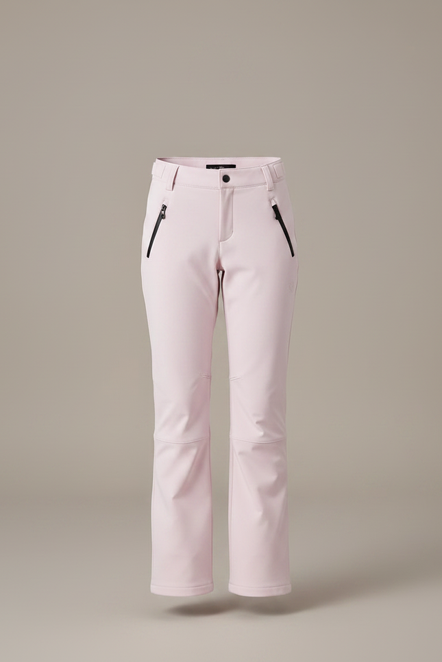 Pantalon Randonnée Rose Clair Droit Zippé Fille - Polyester - vue 3