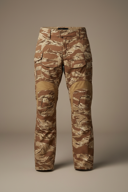 Pantalon Randonnée Camouflage Désert Femme Cargo Robuste - Imprimé Toile - vue 3