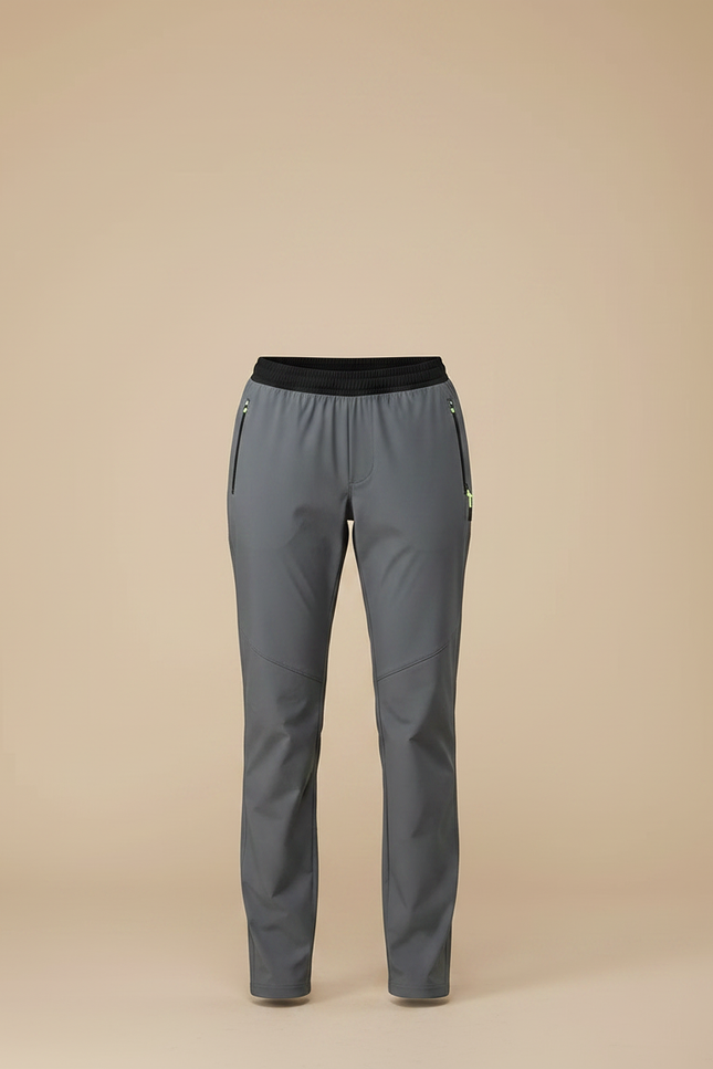 Pantalon Randonnée Gris Séchage Rapide Cordon Femme - Polyester - vue 3