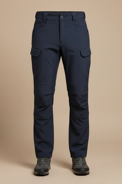 Pantalon Randonnée Bleu Marine Cargo Tactique Homme - Polyester - vue 3