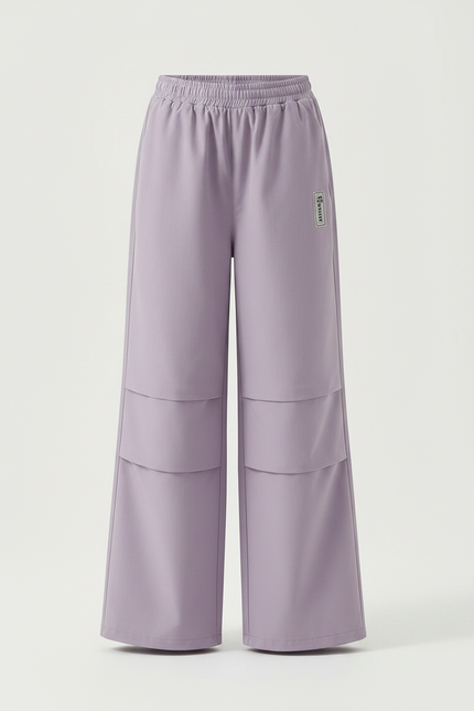 Pantalon Randonnée Enfant Violet Ample Décontracté - Polyester - vue 3