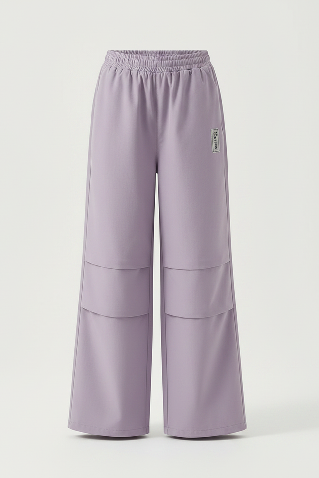 Pantalon Randonnée Enfant Violet Ample Décontracté - Polyester - vue 3