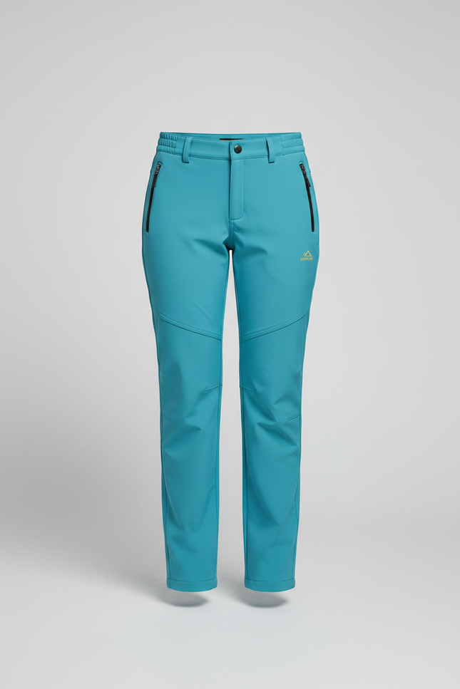 Pantalons De Randonnée Femme - Bleu Polyester - vue 3