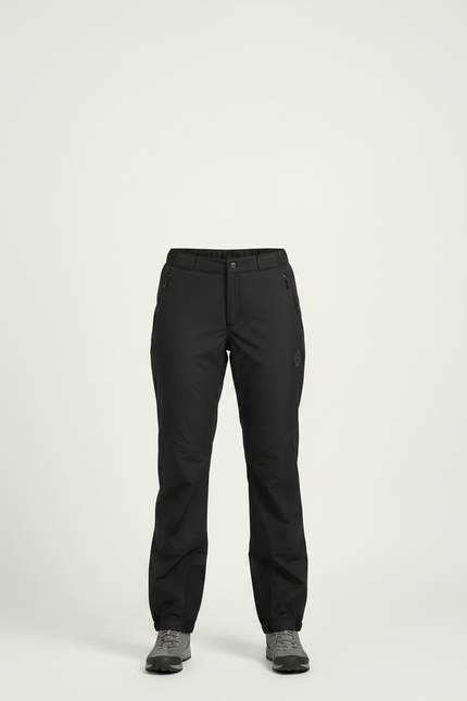 Pantalon Randonnée Noir Imperméable Femme Léger - Polyester - vue 3