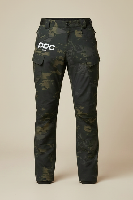 Pantalon Randonnée Camouflage Militaire Cargo Homme Résistant - Kaki Polyester - vue 3