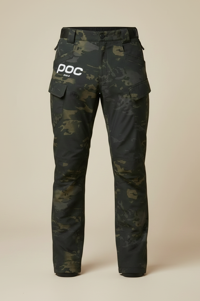 Pantalon Randonnée Camouflage Militaire Cargo Homme Résistant - Kaki Polyester - vue 3