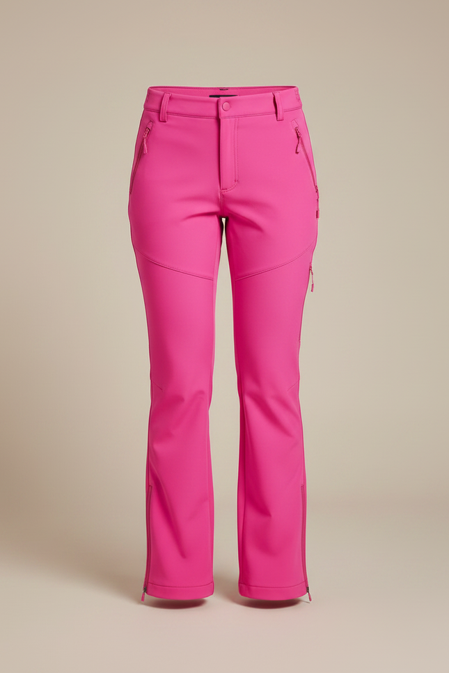 Pantalon Randonnée Rose Coupe Évasée Femme - Polyester - vue 3