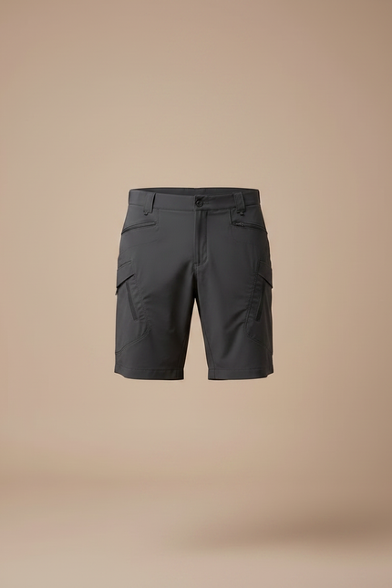 Pantalon Randonnée Gris Homme Résistant Léger Coupe Droite - Polyester - vue 3