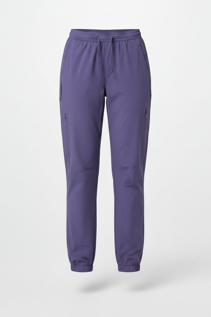 Pantalon Randonnée Violet Léger Confortable Femme Jogger - Polyester - vue 3