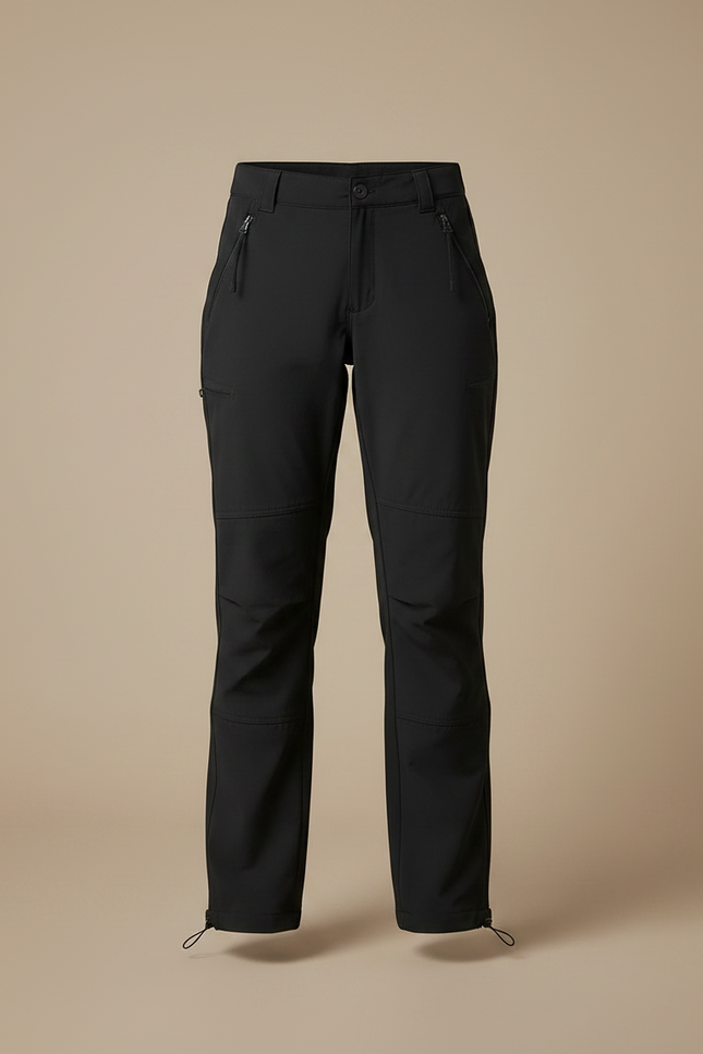 Pantalon Randonnée Noir Cargo Confortable Femme Sport - Polyester - vue 3