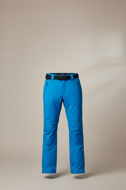 Pantalon Randonnée Bleu Droit Imperméable Bretelles Homme - Polyester - vue 3