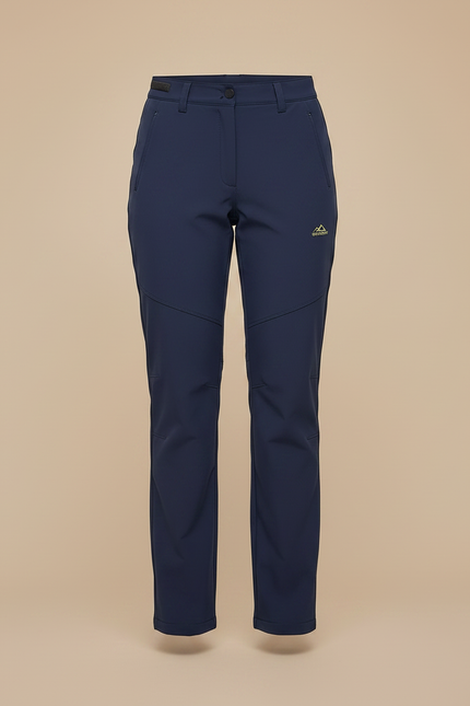 Pantalon Femme Ski De Randonnée - Marine Polyester - vue 3