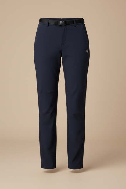 Pantalon Randonnée Femme Marine Léger Respirant Slim - Polyester - vue 3