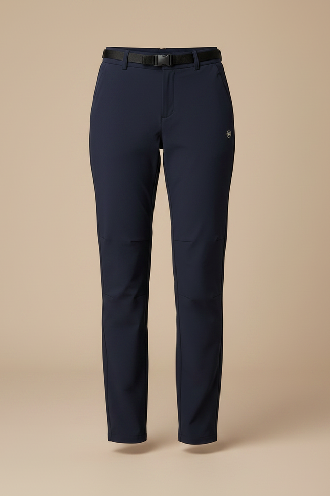 Pantalon Randonnée Femme Marine Léger Respirant Slim - Polyester - vue 3